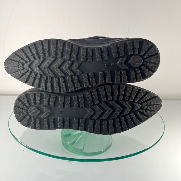 Ron White Fashion Sneaker Black Blue Pointed Toe Camouflage - Picture 8 of 9